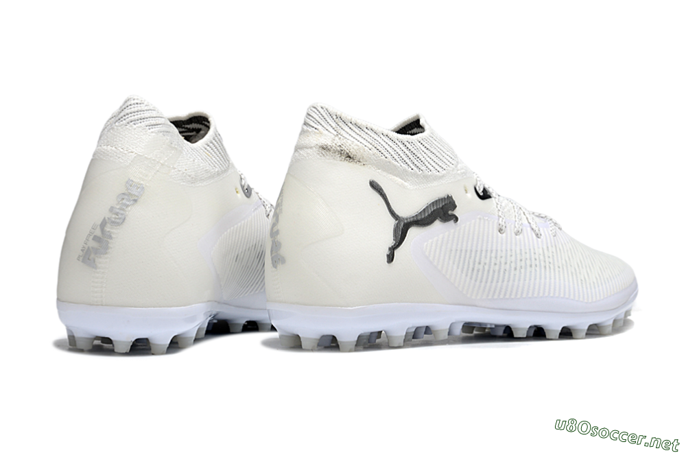 Men's Puma Future 8 Ultimate MG Football Boots - Beige/Black/White 6