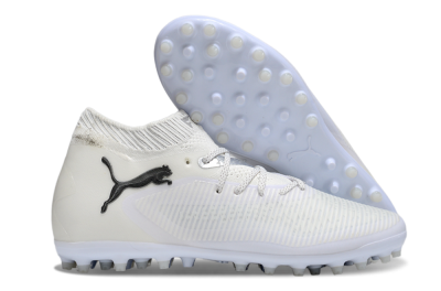 Men's Puma Future 8 Ultimate MG Football Boots - Beige/Black/White