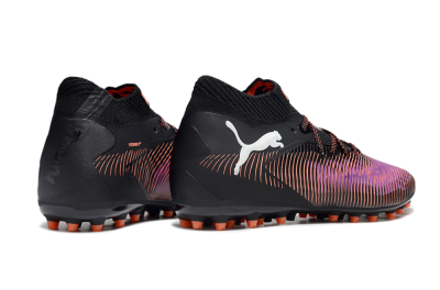 Men's Puma Future 8 Ultimate MG Football Boots - Black/Purple/Orange