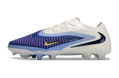 Men's Nike Phantom 6 Elite Low FG Football Boots - Blue/White/Yellow