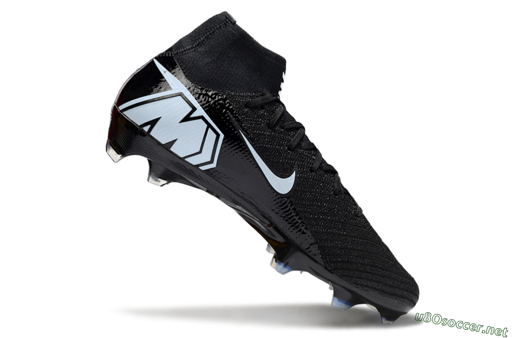 Unisex Nike Air Zoom Mercurial Superfly 10 Elite FG Football Boots - Black/Jade/White 4