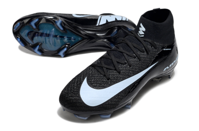 Unisex Nike Air Zoom Mercurial Superfly 10 Elite FG Football Boots - Black/Jade/White