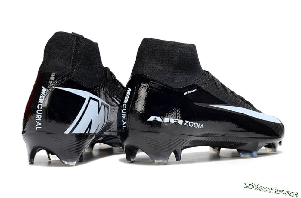 Unisex Nike Air Zoom Mercurial Superfly 10 Elite FG Football Boots - Black/Jade/White 6