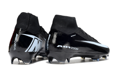 Unisex Nike Air Zoom Mercurial Superfly 10 Elite FG Football Boots - Black/Jade/White