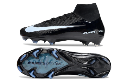 Unisex Nike Air Zoom Mercurial Superfly 10 Elite FG Football Boots - Black/Jade/White