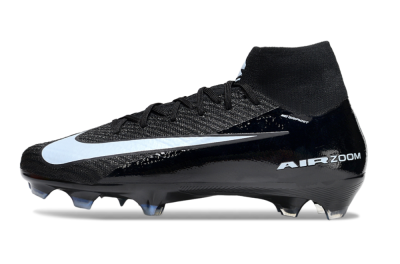 Unisex Nike Air Zoom Mercurial Superfly 10 Elite FG Football Boots - Black/Jade/White