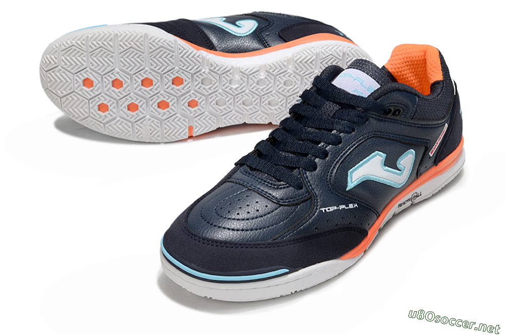 Men's Joma Top Flex IC Football Shoes - Blue/Jade/White 3
