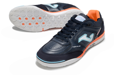 Men's Joma Top Flex IC Football Shoes - Blue/Jade/White