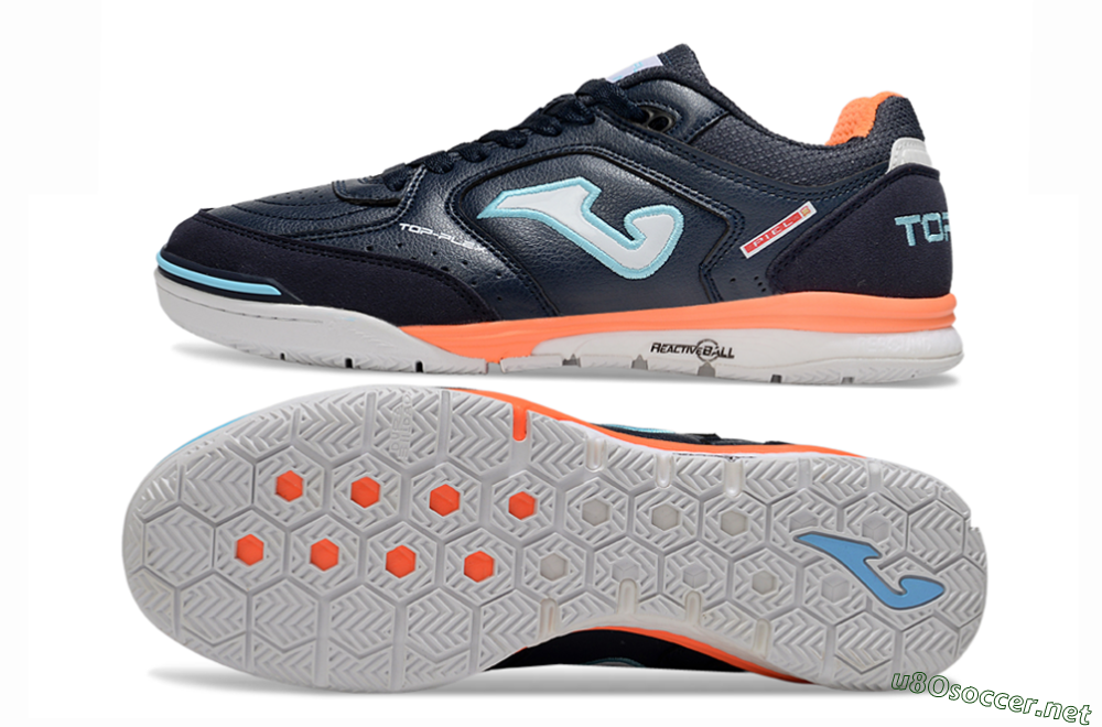Men's Joma Top Flex IC Football Shoes - Blue/Jade/White 1