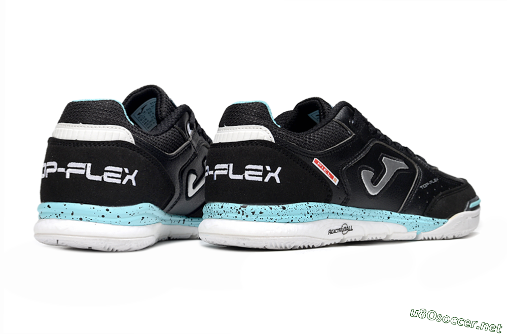 Men's Joma Top Flex IC Football Shoes - Black/Silver/Jade 6