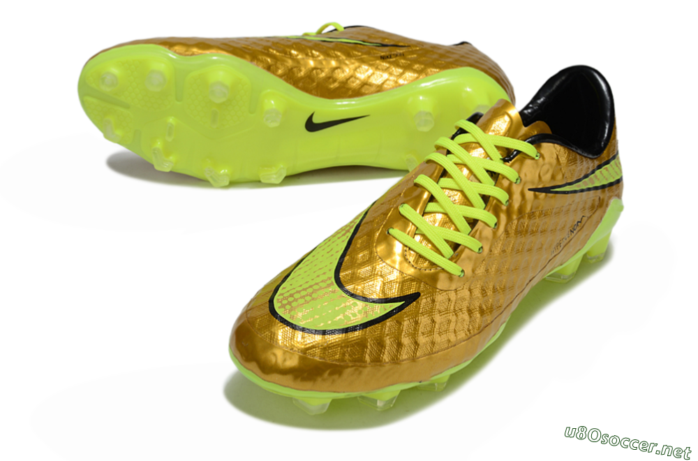 Men's Nike Hypervenom Phantom Rgn SE FG Football Boots - Gold/Black/Yellow 3
