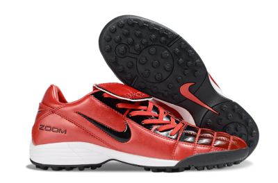 Men's Nike Air Zoom Total 90 III TF Football Shoes - Red/Black/White