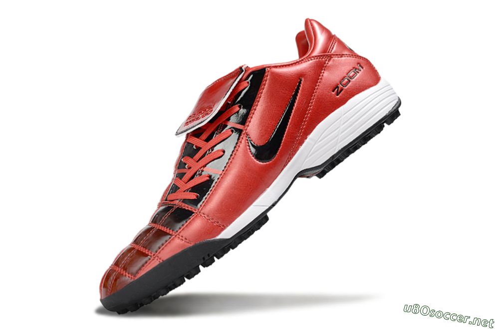 Men's Nike Air Zoom Total 90 III TF Football Shoes - Red/Black/White 5