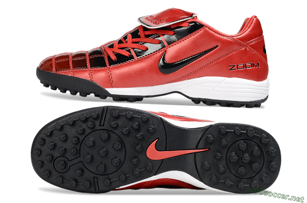 Men's Nike Air Zoom Total 90 III TF Football Shoes - Red/Black/White 1