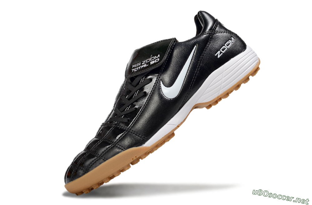 Men's Nike Air Zoom Total 90 III TF Football Shoes - Black/White 5