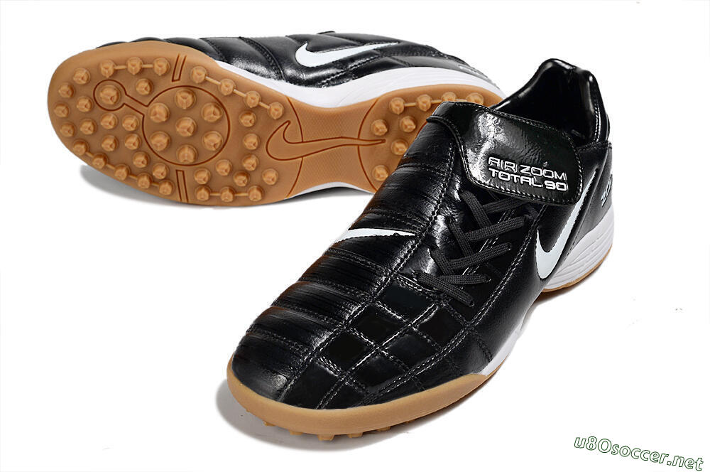 Men's Nike Air Zoom Total 90 III TF Football Shoes - Black/White 3
