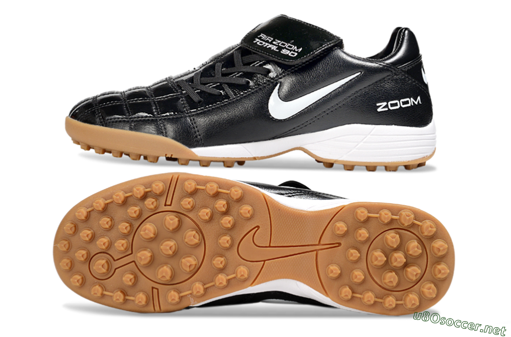 Men's Nike Air Zoom Total 90 III TF Football Shoes - Black/White 1