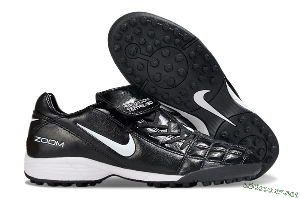Men's Nike Air Zoom Total 90 III TF Football Shoes - Black/White 2
