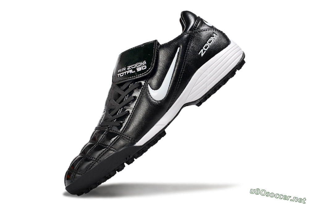 Men's Nike Air Zoom Total 90 III TF Football Shoes - Black/White 5