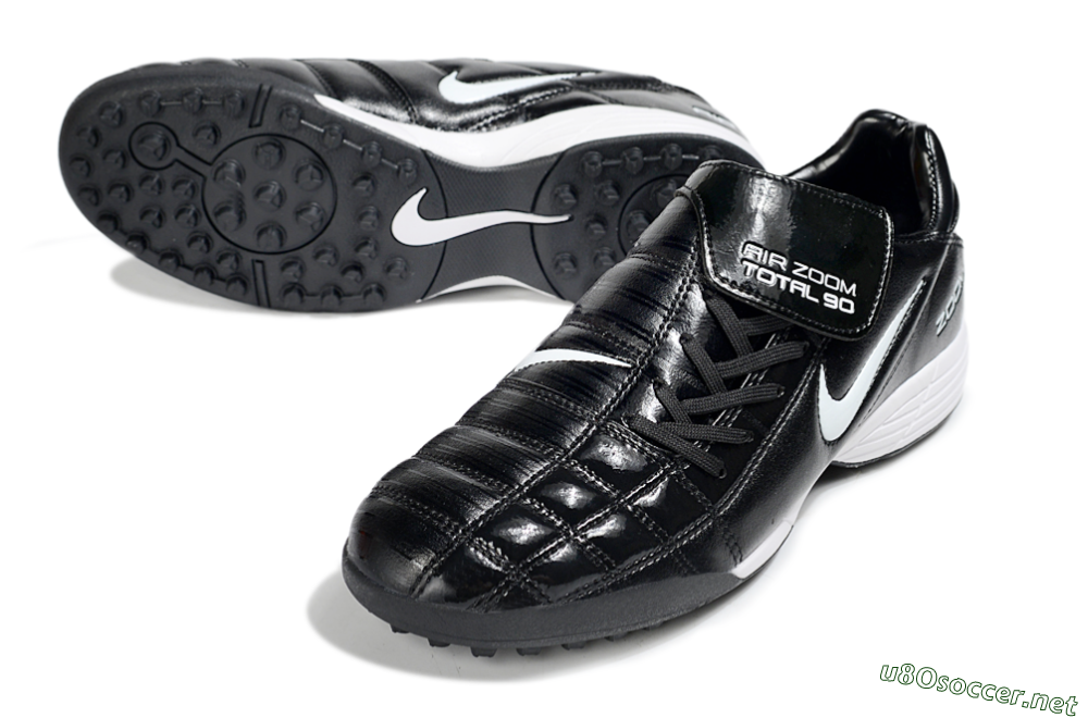 Men's Nike Air Zoom Total 90 III TF Football Shoes - Black/White 3