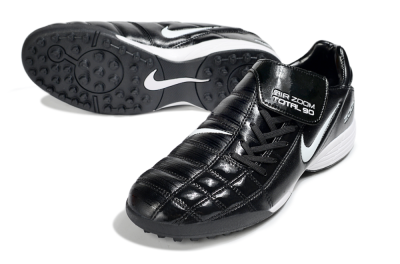 Men's Nike Air Zoom Total 90 III TF Football Shoes - Black/White