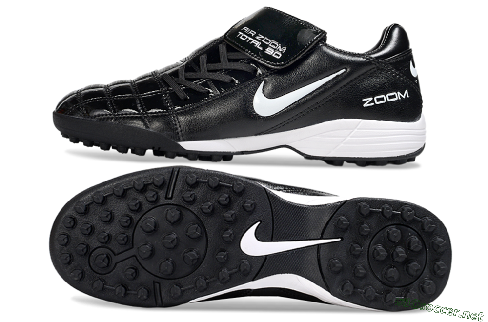 Men's Nike Air Zoom Total 90 III TF Football Shoes - Black/White 1