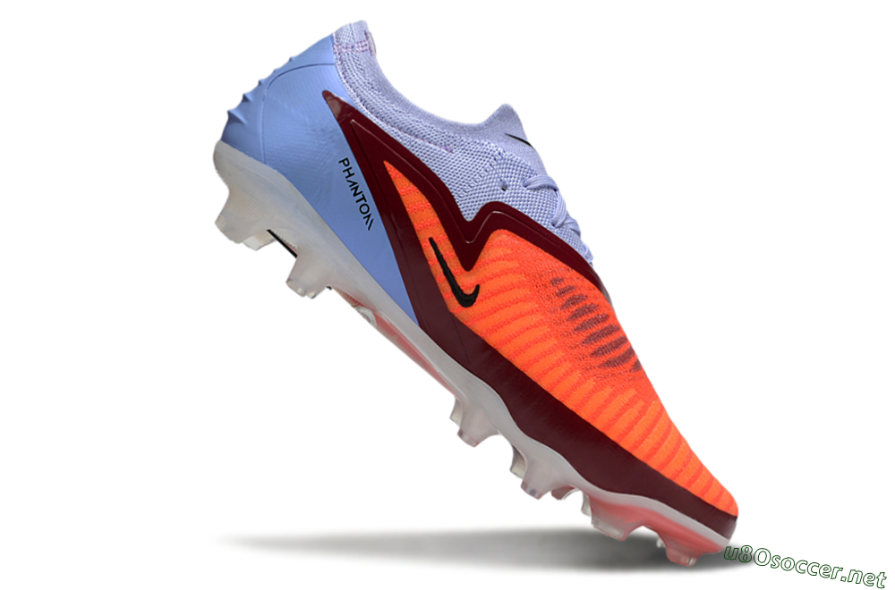 Men's Nike Phantom 6 Elite Low FG Football Boots - Red/Blue/Black 4