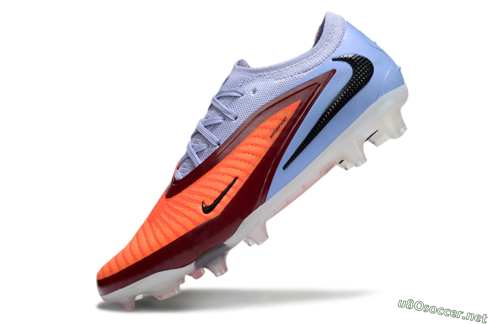 Men's Nike Phantom 6 Elite Low FG Football Boots - Red/Blue/Black 5