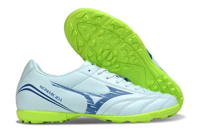 Men's Mizuno Morelia Neo 4 TF Football Shoes - Jade/Blue/Yellow