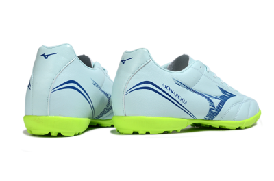 Men's Mizuno Morelia Neo 4 TF Football Shoes - Jade/Blue/Yellow
