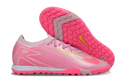 Men's Nike Air Zoom Mercurial Vapor 16 Elite TF Football Shoes - Pink/Gold/White