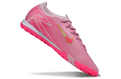 Men's Nike Air Zoom Mercurial Vapor 16 Elite TF Football Shoes - Pink/Gold/White
