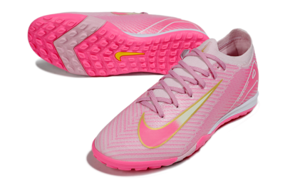Men's Nike Air Zoom Mercurial Vapor 16 Elite TF Football Shoes - Pink/Gold/White