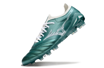 Men's Mizuno Morelia Neo 4 FG Football Boots - Jade/White