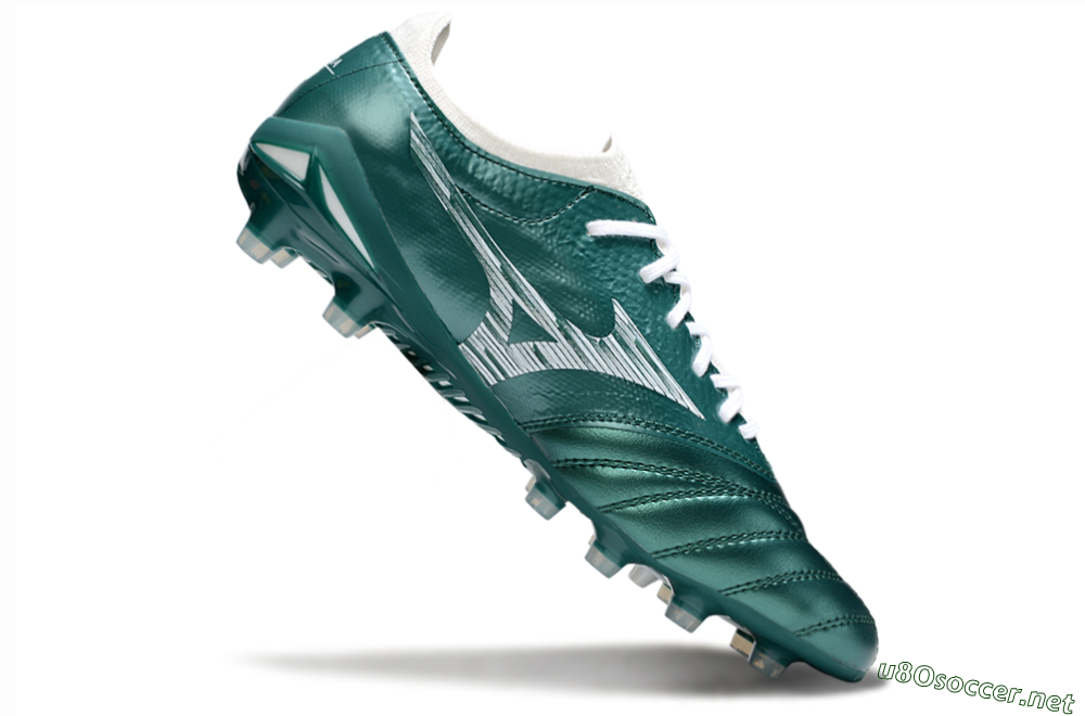 Men's Mizuno Morelia Neo 4 FG Football Boots - Jade/White 4