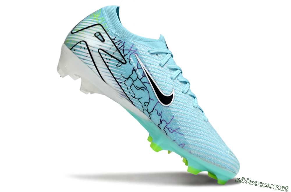 Men's Nike Air Zoom Mercurial Vapor 16 Elite FG Football Boots - Blue/Black/Silver 4