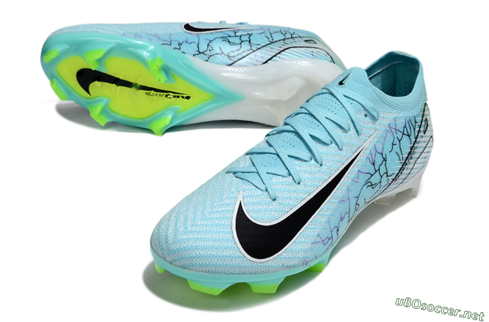 Men's Nike Air Zoom Mercurial Vapor 16 Elite FG Football Boots - Blue/Black/Silver 3