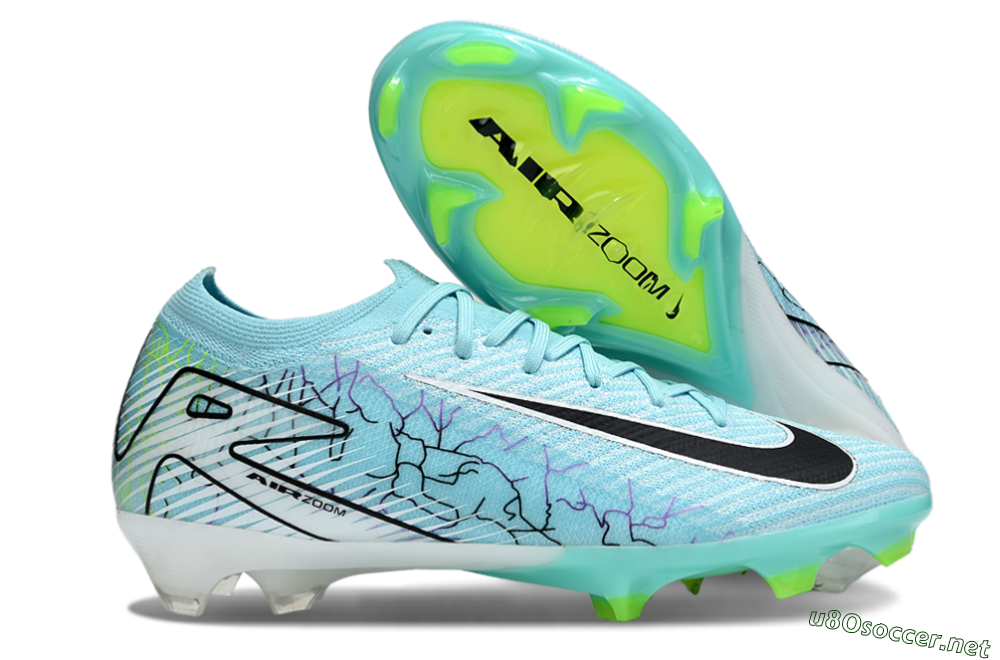 Men's Nike Air Zoom Mercurial Vapor 16 Elite FG Football Boots - Blue/Black/Silver 2