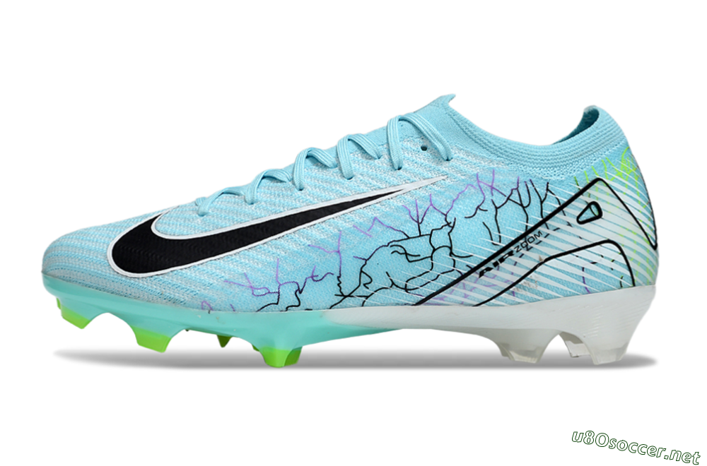 Men's Nike Air Zoom Mercurial Vapor 16 Elite FG Football Boots - Blue/Black/Silver 0