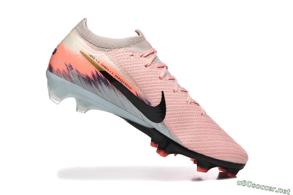 Unisex Nike Air Zoom Mercurial Vapor 16 Elite FG Football Boots - Pink/Black/Jade 7