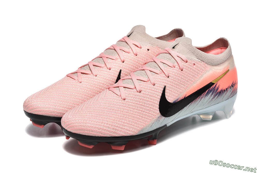 Unisex Nike Air Zoom Mercurial Vapor 16 Elite FG Football Boots - Pink/Black/Jade 5
