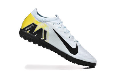Men's Nike Air Zoom Mercurial Vapor 16 Elite TF Football Shoes - White/Black/Yellow