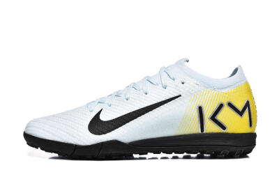 Men's Nike Air Zoom Mercurial Vapor 16 Elite TF Football Shoes - White/Black/Yellow
