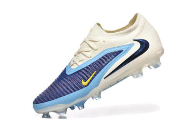 Men's Nike Phantom 6 Elite Low FG Football Boots - Blue/White/Black