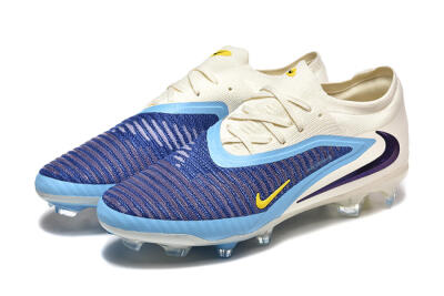 Men's Nike Phantom 6 Elite Low FG Football Boots - Blue/White/Black