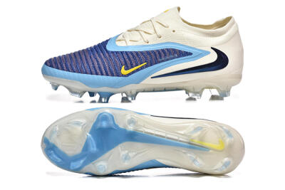 Men's Nike Phantom 6 Elite Low FG Football Boots - Blue/White/Black