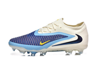 Men's Nike Phantom 6 Elite Low FG Football Boots - Blue/White/Black