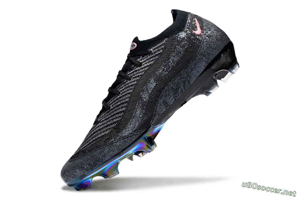 Unisex Nike Air Zoom Mercurial Vapor 16 Elite FG Football Boots - Black/White/Pink 5