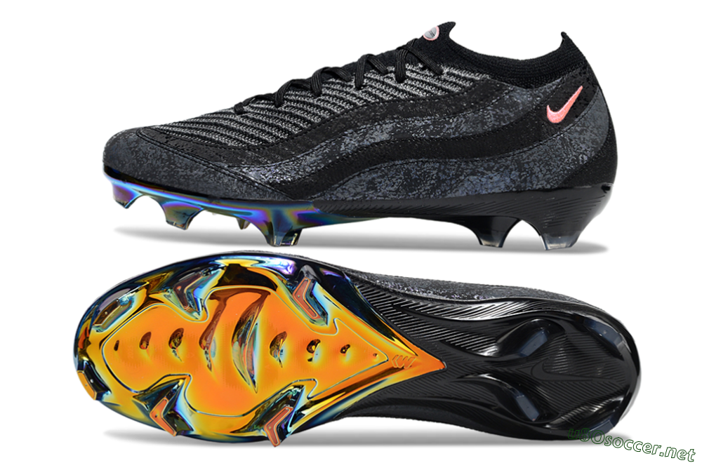 Unisex Nike Air Zoom Mercurial Vapor 16 Elite FG Football Boots - Black/White/Pink 1