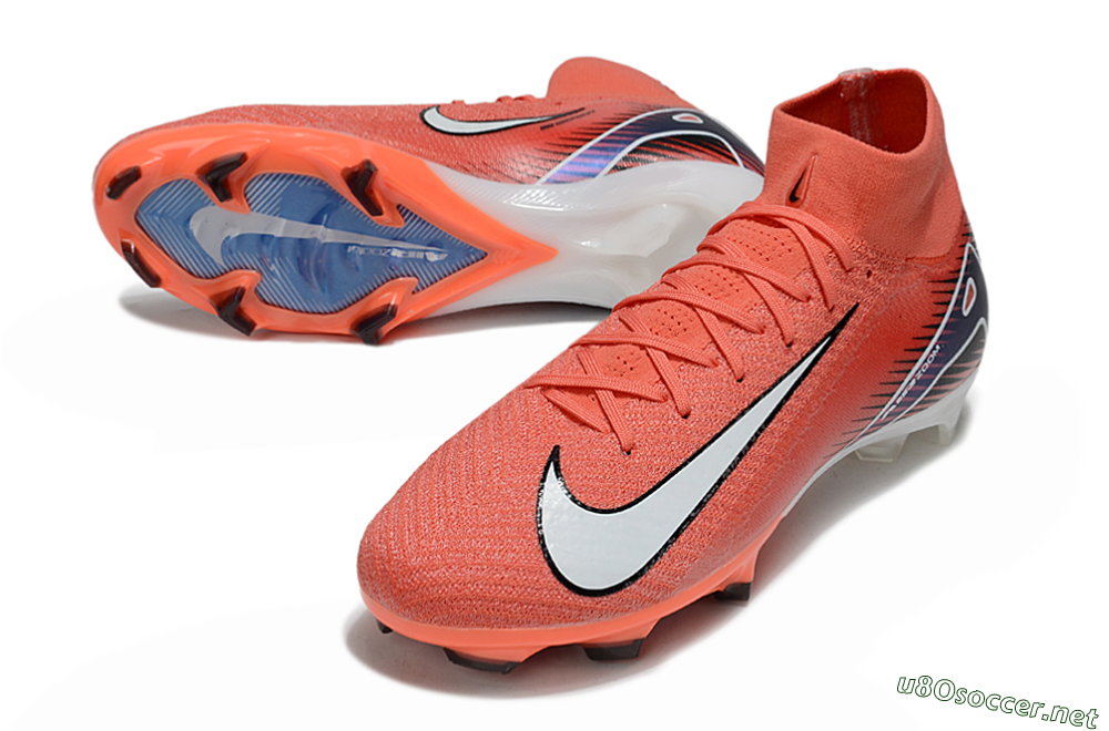 Unisex Nike Air Zoom Mercurial Superfly 10 Elite FG Football Boots - Red/White/Blue 3